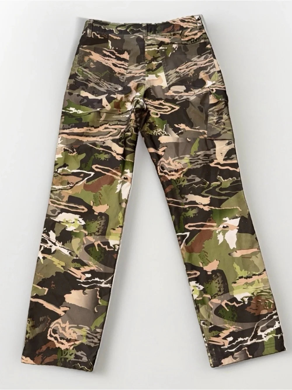 Under Armour Storm Camo Pants Youth Boys Size 14 Cargo Hunting Outdoors Loose
